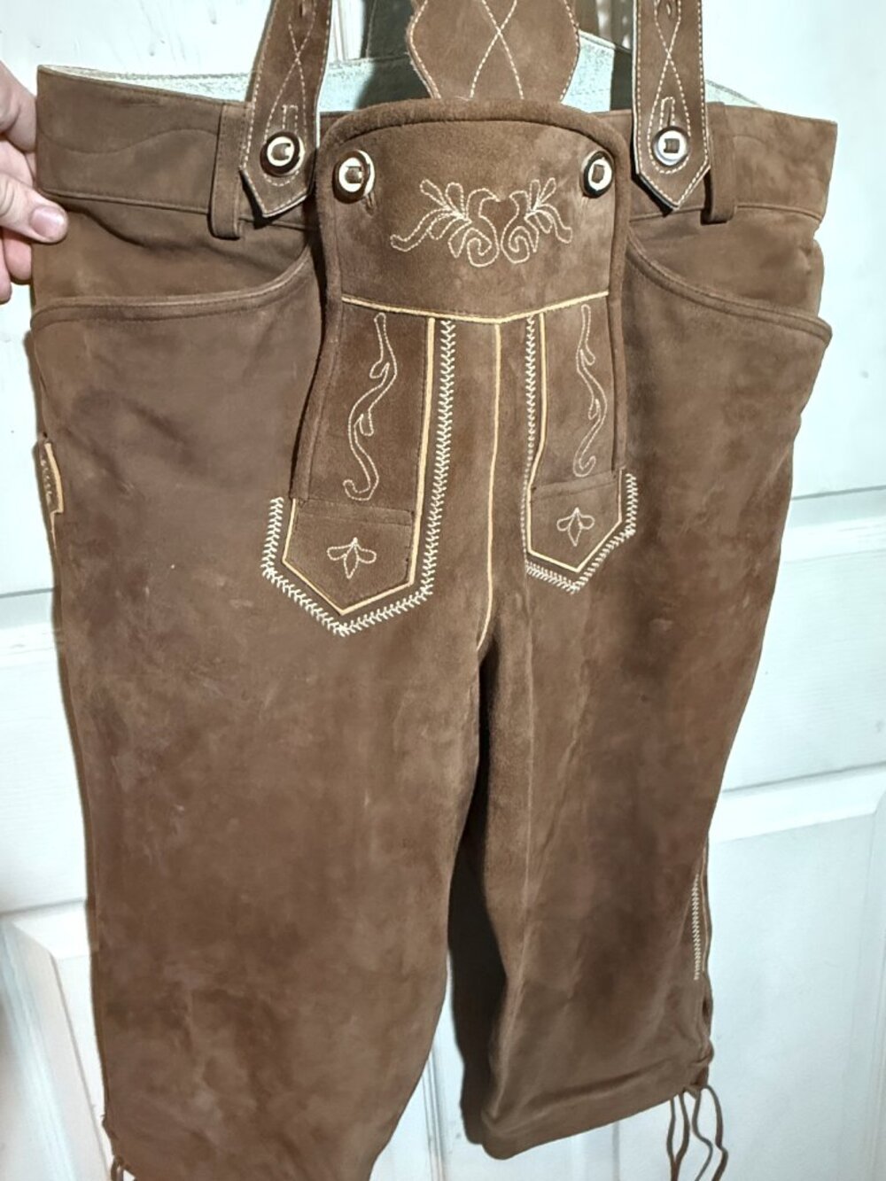 Spieth & Wensky Brown Leather Lederhosen Size 26